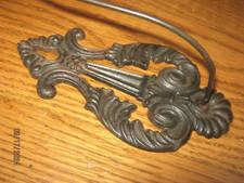 Antique cast iron Motel / Hotel Room Key / Receipt hook paper holder made in USA