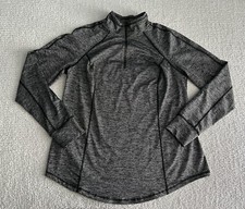 Torrid Pullover Women s 2 Std 2X 18-20 Black 1/4 Quarter Zip Activewear Stretch
