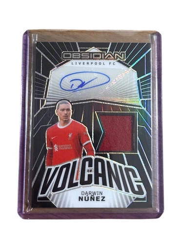 2023-24 Panini Obsidian Volcanic Liverpool Darwin Nunez 9/10 Autograph