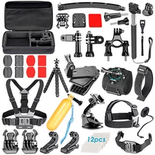 Neewer 50-In-1 Action Camera Accessory Kit compatible with GoPro Hero 10 9 8 Max