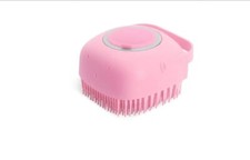 Soft Dog Bath Brush Pet Shampoo Massage Dispenser Grooming Shower Silicone