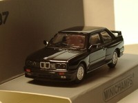 Minichamps Bmw M3 Sport Evolution (E30) 1986, Schwarz - 870 020220 - 1:87