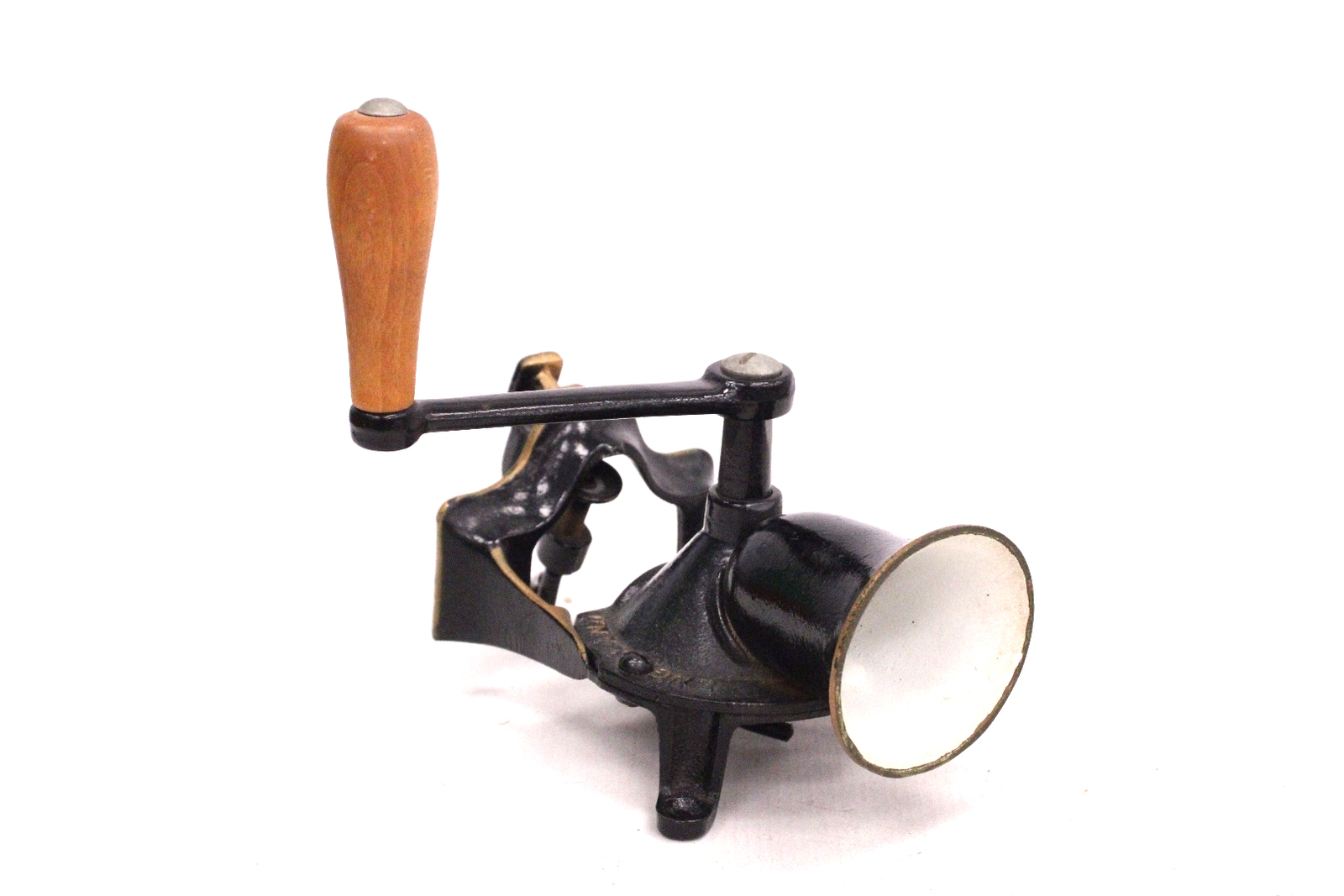 Antq SPONG & CO LTD England No. 1 Cast Iron WallMounted COFFEE GRINDER