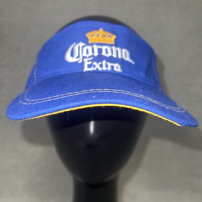 Corona Extra Visor One Size Cerveza Beer Sun Golf Hat Cap Flex Fit
