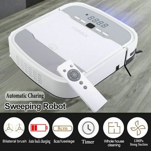 5IN1 Auto Inteligente Robot Aspirador Mopa Microfibra Limpieza De Piso  Sweeper Limpia | eBay