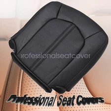 For 2008-2013 Cadillac CTS Driver Bottom Perforated Leather Seat Cover Black New