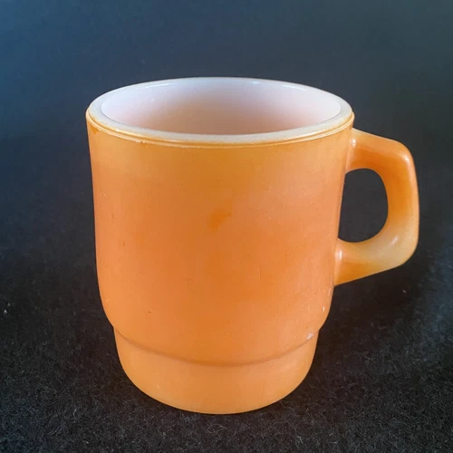 Vintage Anchor Hocking Oven Proof Stackable Coffee Mug 312 USA