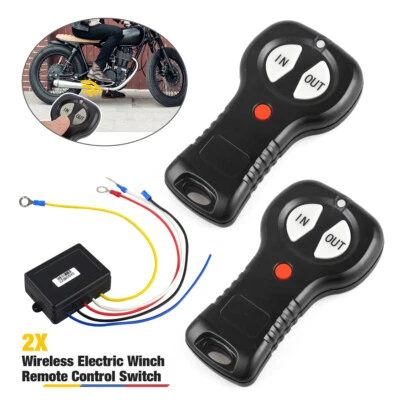 Wireless Winch Remote Control Kit for RHINO Truck ATV SUV 12Volts Switch Handset