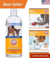 Dog Dental Water Additive 16 Fl Oz Odorless Tartar Control Freshens Breath