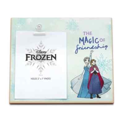 Disney 5x7 Photo Clip Frame Frozen Elsa & Anna Magic of Friendship New Free Ship