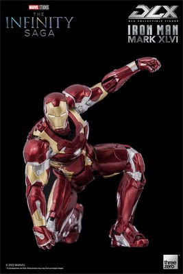 Threezero DLX Iron Man Mk46 1:12 Scale Mark XLVI Civil War Threezero DLX Iron Man Mk46 1:12 Scale Mark XLVI Civil War