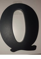 7  Black wood letter Q