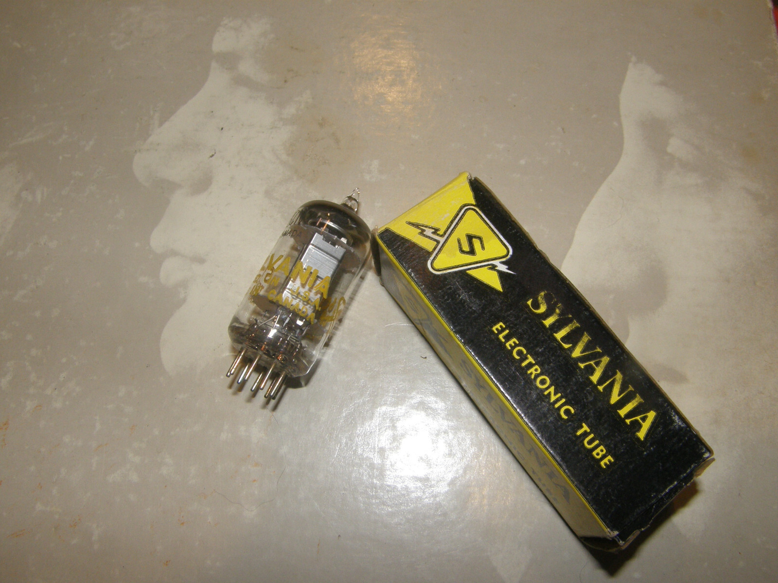 Sylvania 6CN7 vacuum tube Sencore tested likly NOS