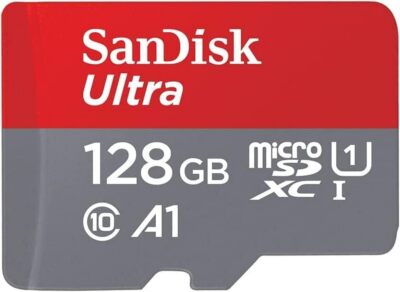 SanDisk Ultra 128 GB microSDXC UHS-I-Karte Chromebook SD-Adapter Handys Tablets