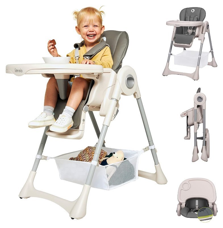 GIOCATTOLO Feeding chair Zanna (LO-ZANNA GREY STONE)