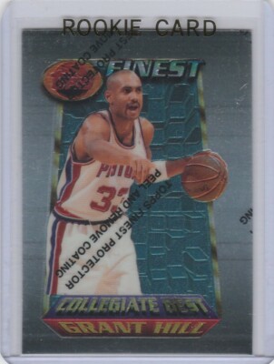GRANT HILL ROOKIE CARD 1994/95 Topps Finest NBA RC Basketball
