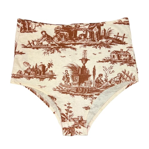 VIVIENNE WESTWOOD GOLD LABEL Vtg S/S 96 'Toile de Jouy' Print Knickers IT 42 S M