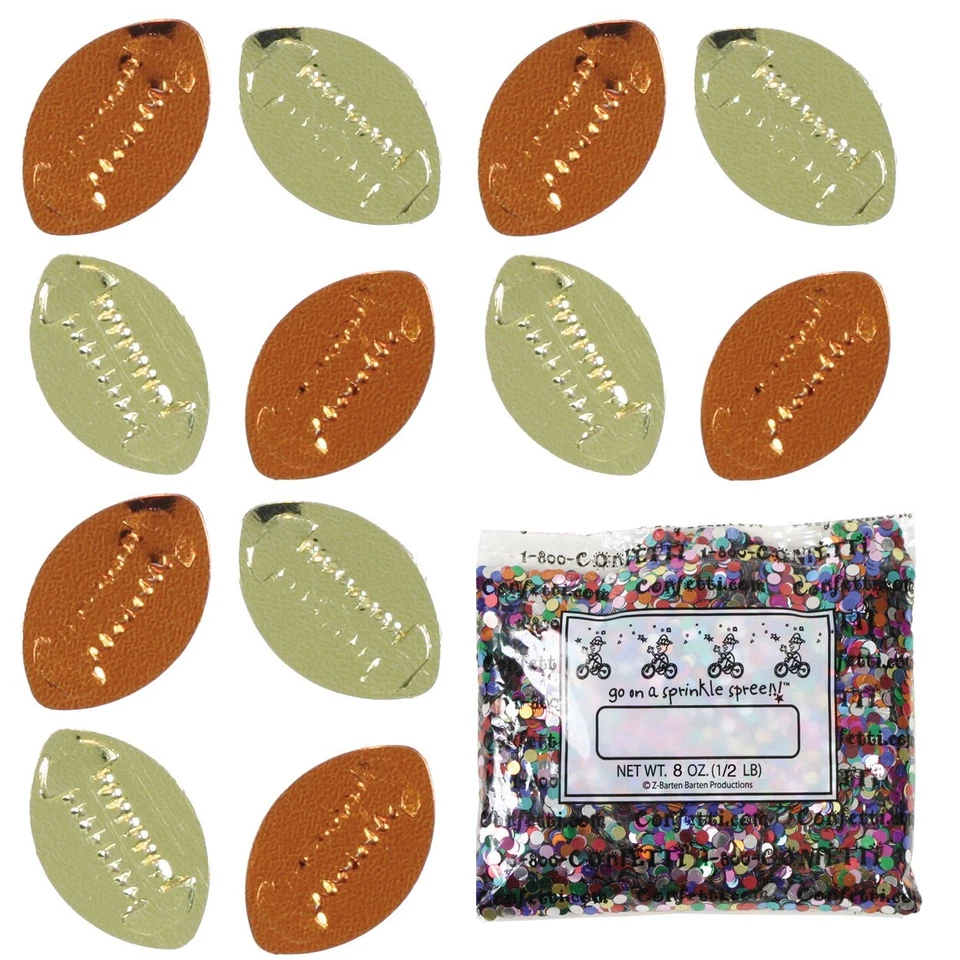 Fútbol confeti - 3 colores a elegir - 2 piezas o 1/2 libras - ENVÍO GRATUITO Foto 3 de 4