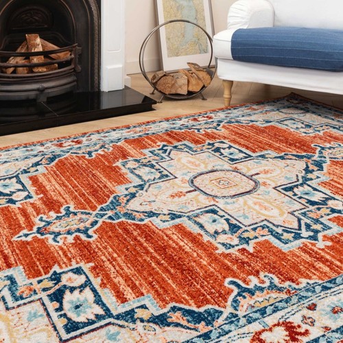 Extra Large Area Rugs Traditonal Mandala and Modern Abstract Design Runners - Picture 35 of 64