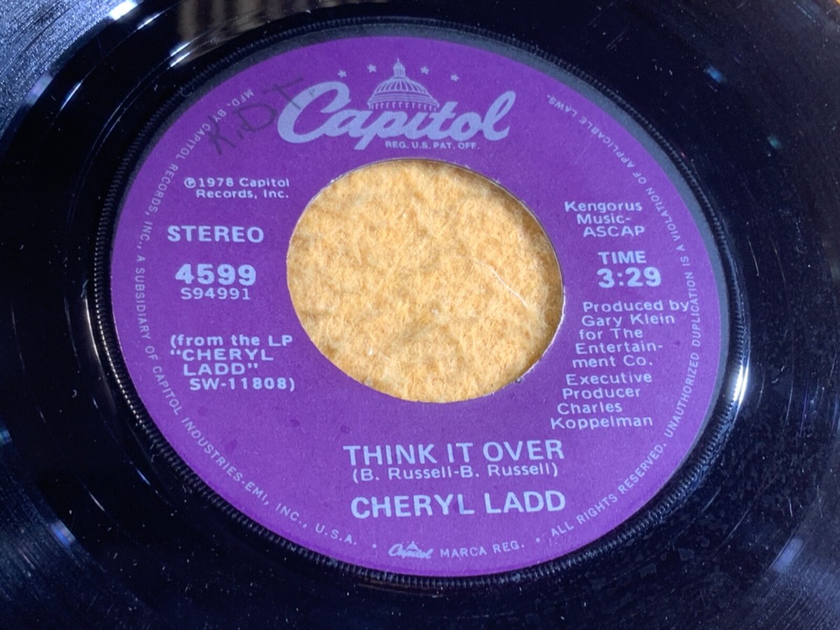 洋楽 Poison Ladd / Still Another 1-4-U-2-N-V Z4-66 CHERYL LADD Think It Over / Here Is A Song - 1978