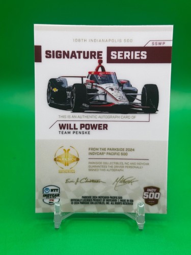 2024 Parkside Pacific Indy 500 Indycar *Lista di scelta* Firma Auto & /99/49 - Foto 61 di 61