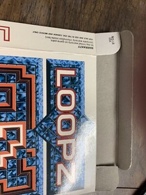 NES Nintendo Loopz game box only.  1990