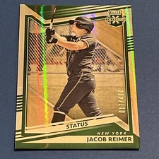 2022 Elite Extra Edition Base Status Green #119 Jacob Reimer /499 New York