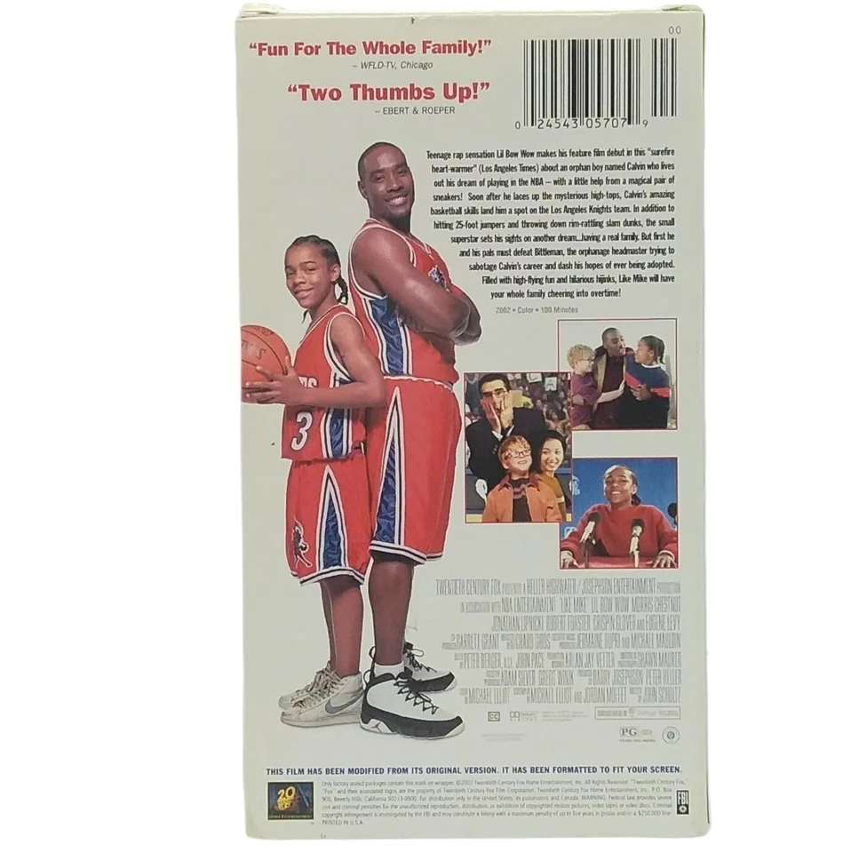 Like Mike VHS 2002 Lil Bow Wow Foto 3 de 3