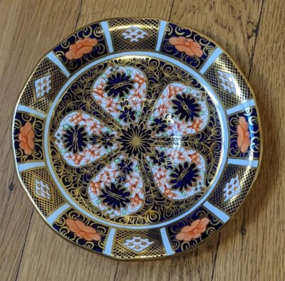 STuNNinG OLD ROYAL CROWN DERBY IMARI GOLD 1128 SAUCER PLATE for TEACUP