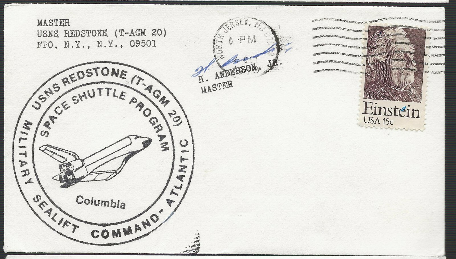 Suttle Redstone 1979 Shuttle Program, USNS Redstone Autographed by Master aa | eBay
