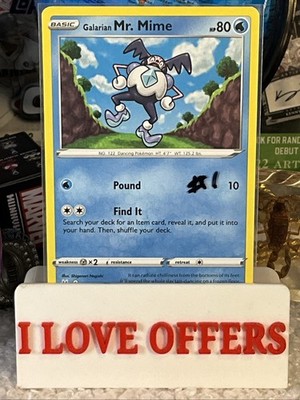 2023 Crown Zenith Pokemon TCG Mr. Mime #30/159 Common Base C Store More #1