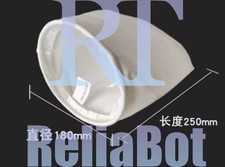 New 1pc 180 250mm 50micron Industrial Filter Sock bag PP/PE Water Liquid Oil