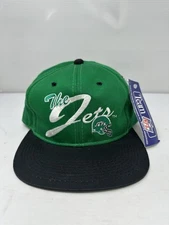 Vintage New York Jets Team NFL Drew Pearson Snapback Green Hat Cap Football NWT