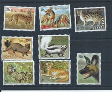Rwanda stamps. 1981 Carnivorous Animals MNH (R961)