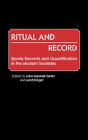 John Marshall Carter | Ritual And Record | Buch | Englisch (1990) | Gebunden