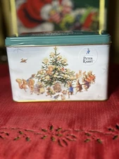 NEW English Breakfast Teas Peter Rabbit Christmas Tin With Teabags