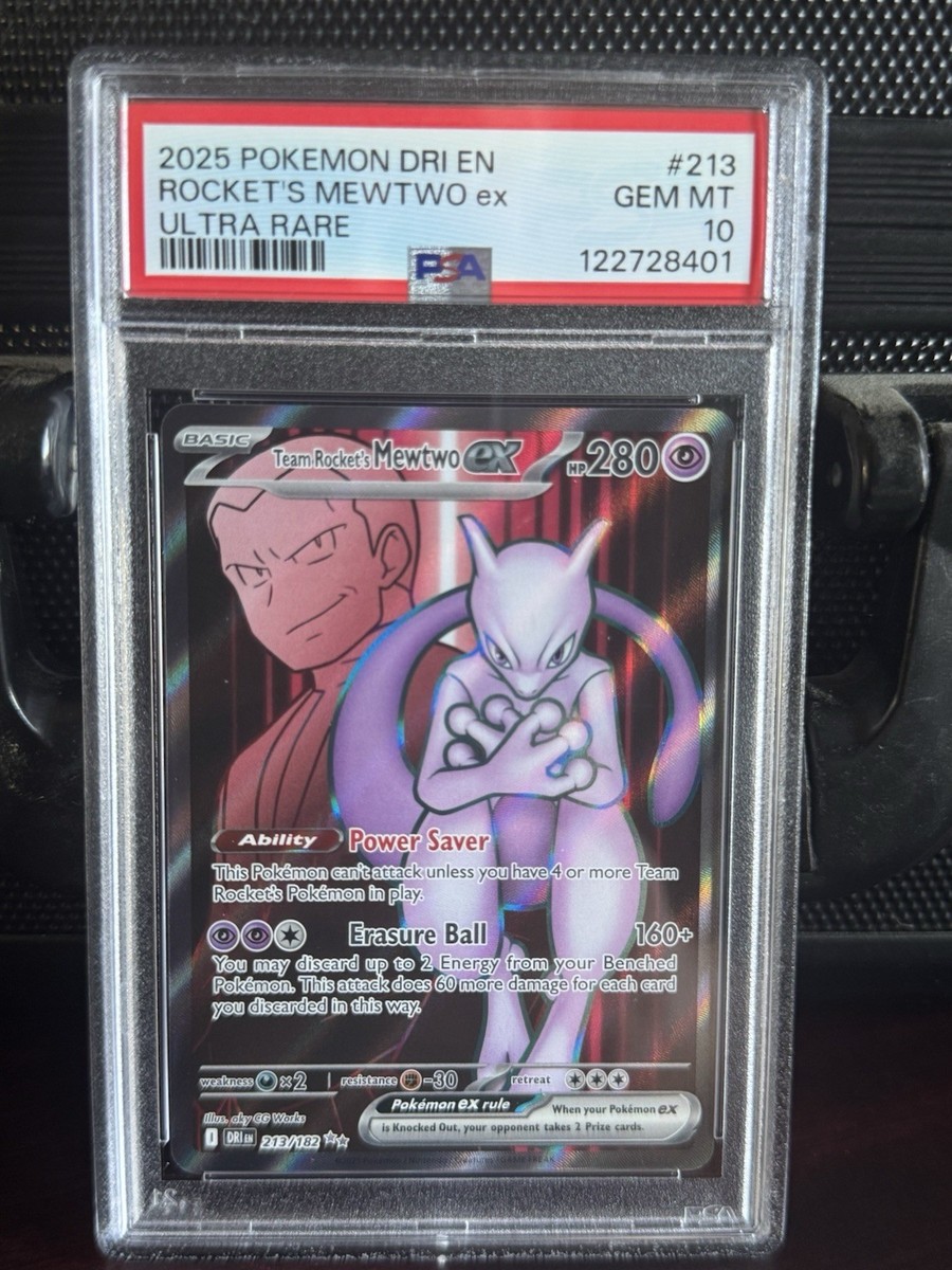 Pokemon Team Rockets Mewtwo EX 213/182 Destined Rivals | eBay