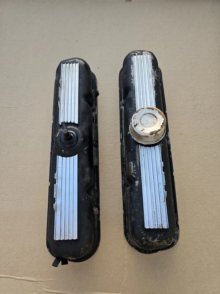 Original OEM 1967 Dodge Plymouth 273 Commando Valve Covers Barracuda Dart 64-67 - Image 2 of 4
