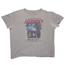 Lucky Brand Johnny Cash Man in Black XL Grey
