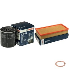 BOSCH Inspektionspaket Dichtring für Peugeot 405 II 4B 106 I 1A 1C 4E 1.6 1.9