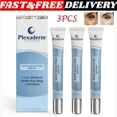 3X Plexaderm Rapid Reduction Eye Serum - Visibly Reduces Under-Eye Bags,Wrinkles