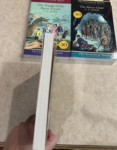 Cs Lewis Narnia Books full color 50 Anniversary 3-7 Book Lot. In Read Excellent - Picture 2 of 4