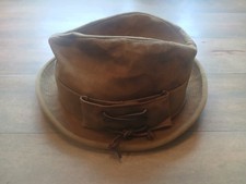 Dobbs Fifth Avenue New York Mens Brown Felt Fedora Hat Damage See Pictures
