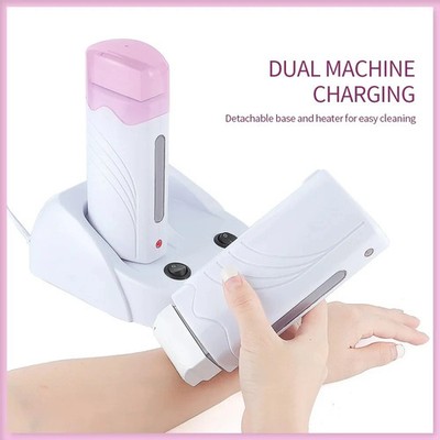 Rechargeable Wax Epilator 40W Double Wax Heater