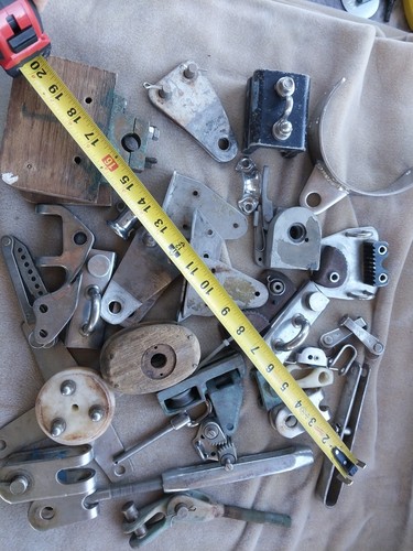 Lot SAILBOAT RIGGING HARDWARE, STAINLESS STEEL,BRASS,WOOD - Picture 23 of 24