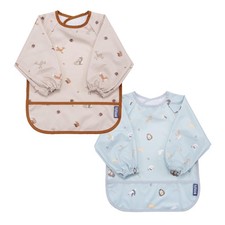 Mess Proof Baby Bib, 2 Pack Long Sleeve Bib, 6 month - 3 Years, Waterproof Bi...