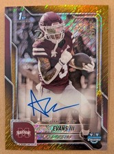 2025 Bowman Chrome Univ #BCA-AE Anthony Evans III Auto 1st Gold Refractor /50