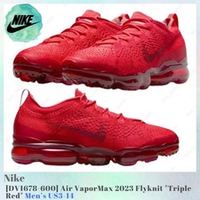 Nike Air VaporMax 2023 Flyknit Triple Red for Sale  display picture 3