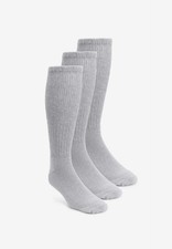 KingSize Men's Diabetic Over-The-Calf Extra Wide Socks 3-Pack