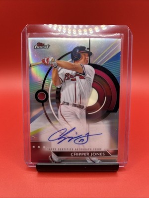 Chipper Jones Auto Topps Finest